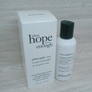 Philosophy When Hope is Not Enough Facial Firming Serum + Facial Wash